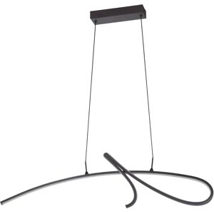 Lampada a sospensione EGLO Cardoncito - Acciaio - LED - 20W - IP20 - Nero - Altezza 110cm - Interno Lampada a sospensione EGLO Cardoncito - Acciaio - LED - 20W - IP20 - Nero - Altezza 110cm - Interno