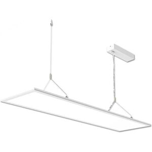 ISOLED Weiße Büro Hängeleuchte Up+Down 20+20W 30x120cm - Büro Beleuchtung ISOLED Weiße Büro Hängeleuchte Up+Down 20+20W 30x120cm - Büro Beleuchtung