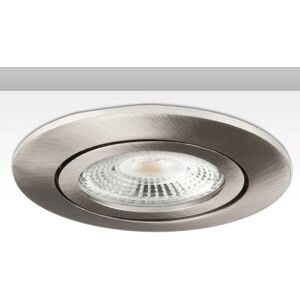 Cadre d'encastrement rond ISOLED pour GU10/MR16, Nickel-Satin - Publicité Cadre d'encastrement rond ISOLED pour GU10/MR16, Nickel-Satin - Publicité