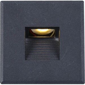 Couvercle en aluminium carré noir pour applique encastrée LED Sys-Wall68 - Isoled - Publicité Couvercle en aluminium carré noir pour applique encastrée LED Sys-Wall68 - Isoled - Publicité