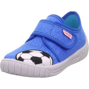 Superfit Kinder Hausschuhe - Fußball-Design - Blau - 36 EU Superfit Kinder Hausschuhe - Fußball-Design - Blau - 36 EU