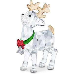 Swarovski Santa's Reindeer Crystal Ornament - Christmas Decor Swarovski Santa's Reindeer Crystal Ornament - Christmas Decor