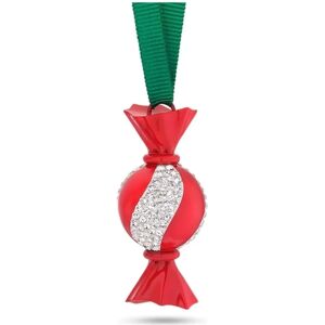 Swarovski White-Red Holiday Cheers Dulcis Ornament - Ornament Swarovski White-Red Holiday Cheers Dulcis Ornament - Ornament