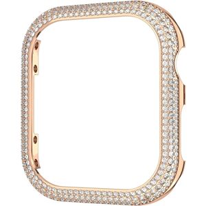 Swarovski Rosa Guld Kristallklocka Fodral - Apple Watch 7 41mm Swarovski Rosa Guld Kristallklocka Fodral - Apple Watch 7 41mm