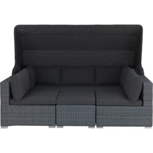 Ambia Garden - LOUNGE GARNITÚRA 228/70/84 cm - szürke - kertiszett Ambia Garden - LOUNGE GARNITÚRA 228/70/84 cm - szürke - kertiszett