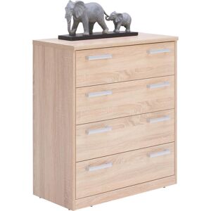 Xora Sonoma tölgy komód - 72x84x36 cm - Fiókos szekrény Xora Sonoma tölgy komód - 72x84x36 cm - Fiókos szekrény