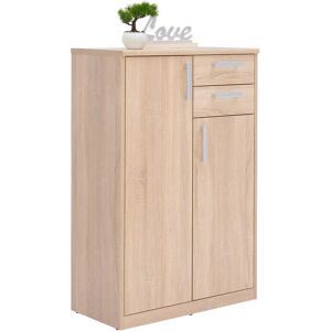 Xora Sonoma Dub Komód - 2 Ajtó, 2 Fiók, 72x110x36 cm Xora Sonoma Dub Komód - 2 Ajtó, 2 Fiók, 72x110x36 cm