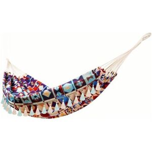 Cyslmuk - Hamaca - Tela Jacquard - Borlas de Macramé - Hamaca Cyslmuk - Hamaca - Tela Jacquard - Borlas de Macramé - Hamaca