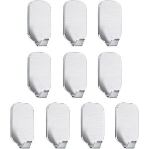 CYSLMUK - 10er-Pack Haken - Edelstahl - Klebende Haken CYSLMUK - 10er-Pack Haken - Edelstahl - Klebende Haken