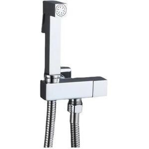 CYSLMUK - Bidet spray kit - Brass-Silver - Copper valve - 1.5m hose CYSLMUK - Bidet spray kit - Brass-Silver - Copper valve - 1.5m hose