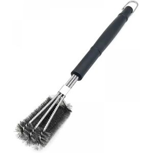 CYSLMUK - 3-in-1 grill brush - 45 cm handle - Stainless steel bristles CYSLMUK - 3-in-1 grill brush - 45 cm handle - Stainless steel bristles