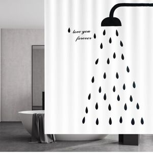 CYSLMUK - Tenda da doccia 200x200 cm - Polyester CYSLMUK - Tenda da doccia 200x200 cm - Polyester