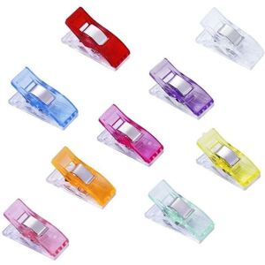 CYSLMUK - 100pcs - 2.7x1x1.5 cm - Assorted colors - Sewing Clips CYSLMUK - 100pcs - 2.7x1x1.5 cm - Assorted colors - Sewing Clips