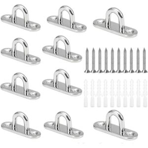 CYSLMUK - M6 U-shape Eye Hook 304 - Two-hole mount CYSLMUK - M6 U-shape Eye Hook 304 - Two-hole mount