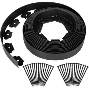 CYSLMUK - Flexible Lawn Edge - 10 m - Black - Garden edging CYSLMUK - Flexible Lawn Edge - 10 m - Black - Garden edging