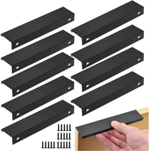 CYSLMUK - 10-Handle Set - Black - 96mm - Cabinet Handle Set CYSLMUK - 10-Handle Set - Black - 96mm - Cabinet Handle Set