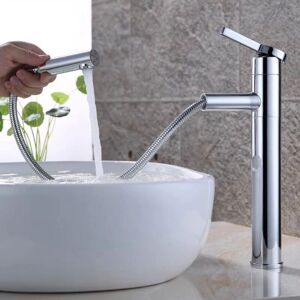 CYSLMUK Grifo de baño 360° - chrome finish - 360° rotation - single handle - Faucet CYSLMUK Grifo de baño 360° - chrome finish - 360° rotation - single handle - Faucet