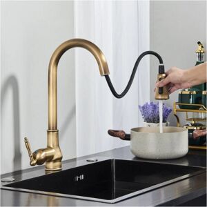 CYSLMUK - Grifo de cocina extraíble - 304 Stainless Steel - Pull-Out - Kitchen Faucet CYSLMUK - Grifo de cocina extraíble - 304 Stainless Steel - Pull-Out - Kitchen Faucet