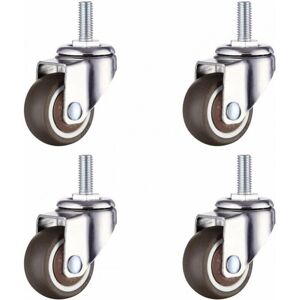 CYSLMUK - 4 Ruedas - 38 mm - M8x20 - Ruedas giratorias CYSLMUK - 4 Ruedas - 38 mm - M8x20 - Ruedas giratorias