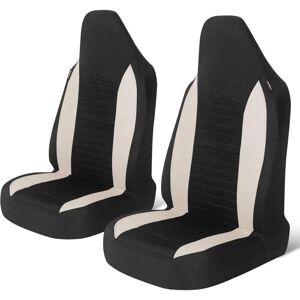 CYSLMUK - Coprisedili anteriori - Beige - 2-piece - Car seat covers CYSLMUK - Coprisedili anteriori - Beige - 2-piece - Car seat covers