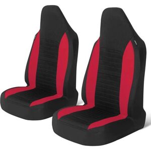 CYSLMUK - 2-piece front seat covers - universal - red - Seat covers CYSLMUK - 2-piece front seat covers - universal - red - Seat covers