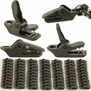 CYSLMUK 71pc tent clip set - plastic - crocodile-mouth CYSLMUK 71pc tent clip set - plastic - crocodile-mouth