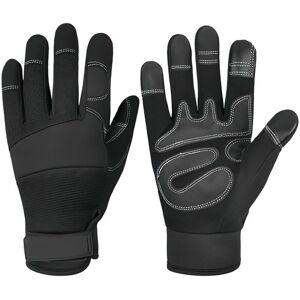 CYSLMUK Leather Gloves - Cut Protection - Outdoor Work - Protects Chainsaws CYSLMUK Leather Gloves - Cut Protection - Outdoor Work - Protects Chainsaws