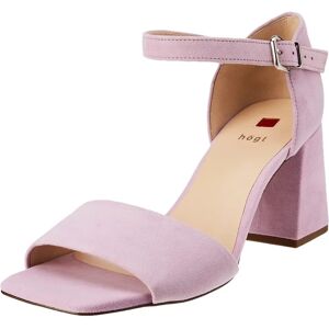 Högl Beatrice - Light purple Wide Heel Leather Sandals Högl Beatrice - Light purple Wide Heel Leather Sandals