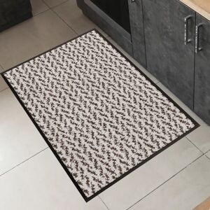 KLEEN-TEX Beige Duo Latte Carpet - Indoor/Outdoor, 60x90cm KLEEN-TEX Beige Duo Latte Carpet - Indoor/Outdoor, 60x90cm