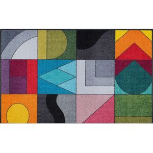 Kleen-Tex Momix Washable Doormat - 75x120cm, Multi-Color, Patchwork Design - Doormat Kleen-Tex Momix Washable Doormat - 75x120cm, Multi-Color, Patchwork Design - Doormat
