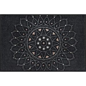 Kleen-Tex Purnima Floor Mat - Anthracite/Grey, 50x75cm, Washable, Non-slip Kleen-Tex Purnima Floor Mat - Anthracite/Grey, 50x75cm, Washable, Non-slip