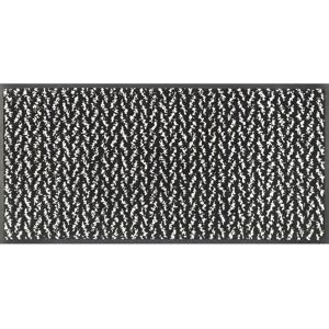 Kleen-Tex Schwarz-Weiß Muster Fußmatte - 35x75 cm - Fußmatte Kleen-Tex Schwarz-Weiß Muster Fußmatte - 35x75 cm - Fußmatte