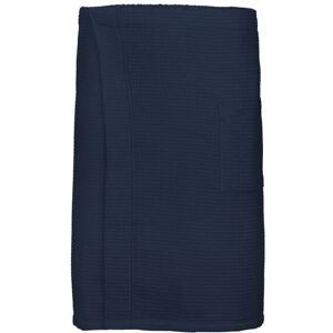 VOSSEN Schwarzer Waffelpique Sauna Kilt - Bademantel 60x140 cm VOSSEN Schwarzer Waffelpique Sauna Kilt - Bademantel 60x140 cm