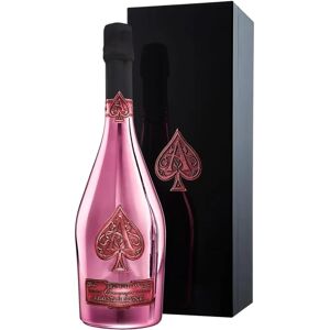 Champagne Rosé Brut Armand de Brignac 12,5% Vol. 0,75l en Coffret en Bois - Publicité Champagne Rosé Brut Armand de Brignac 12,5% Vol. 0,75l en Coffret en Bois - Publicité