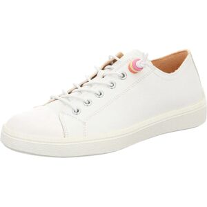 Witte Lederen Sneakers Think Turna - Duurzaam - Breedte F 1/2 Witte Lederen Sneakers Think Turna - Duurzaam - Breedte F 1/2