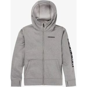 Sudadera con capucha Burton Oak - Niños, Cremallera completa, Gris Sudadera con capucha Burton Oak - Niños, Cremallera completa, Gris