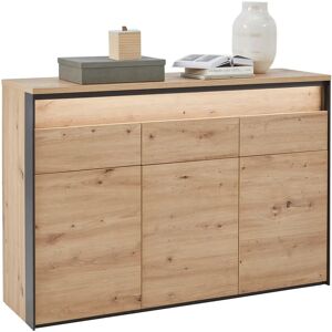 Voleo Modell ED-14 Széles Komód - Fekete & Tölgy Finis Voleo Modell ED-14 Széles Komód - Fekete & Tölgy Finis