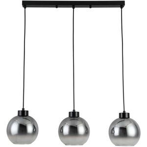 Dieter Knoll Függő Lámpa - Fém Üveg Antracit - E27/40W - 72/18/120 cm Dieter Knoll Függő Lámpa - Fém Üveg Antracit - E27/40W - 72/18/120 cm