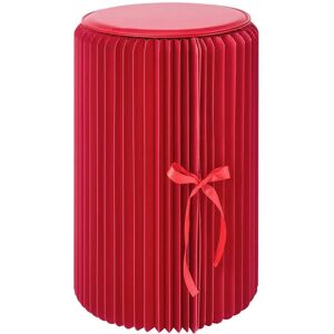 Ambia Home - TABURETKA - 32/50 cm - plastic, paper, composite wood - ottoman Ambia Home - TABURETKA - 32/50 cm - plastic, paper, composite wood - ottoman