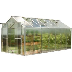 GFP Drivhus 259x449cm - Aluminium, Polycarbonat GFP Drivhus 259x449cm - Aluminium, Polycarbonat