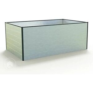 GFP Aluminium Højbede - 195x119x77 cm - Vejrbestandigt & Holdbart GFP Aluminium Højbede - 195x119x77 cm - Vejrbestandigt & Holdbart