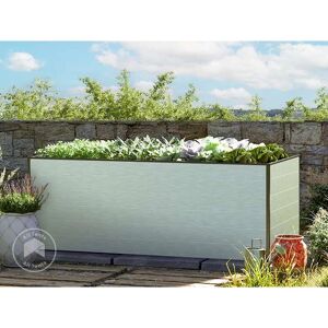 GFP Aluminium højbede - Moderne, Holdbart, 195x99x77cm GFP Aluminium højbede - Moderne, Holdbart, 195x99x77cm