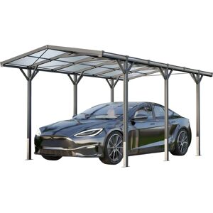NICO 2.85x5.05m Carport - Antrasitt NICO 2.85x5.05m Carport - Antrasitt