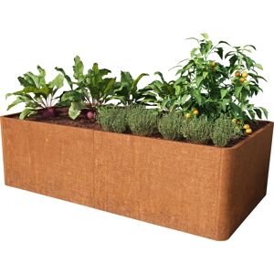 PRIMEYARD Corten Steel Raised Garden Bed - Rust Finish PRIMEYARD Corten Steel Raised Garden Bed - Rust Finish