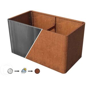 Primeyard Corten Steel Raised Garden Bed - Rust Finish - 146x80x60cm Primeyard Corten Steel Raised Garden Bed - Rust Finish - 146x80x60cm