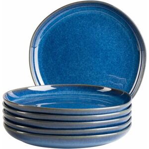 MÄSER Cordelia Blau Dessertteller-Set - Steinzeug, 22cm MÄSER Cordelia Blau Dessertteller-Set - Steinzeug, 22cm