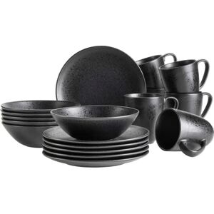 Mäser Essential Dinnerware Set - Black - 18 pcs Mäser Essential Dinnerware Set - Black - 18 pcs