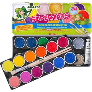 Jolly Supertabs Set di Acquerelli - 24 Colori - Arte & Fai da Te Jolly Supertabs Set di Acquerelli - 24 Colori - Arte & Fai da Te