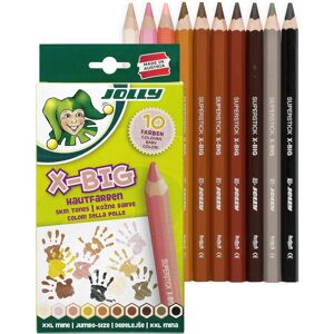 Creioane colorate ton de piele Jolly - 10 bucăți Creioane colorate ton de piele Jolly - 10 bucăți