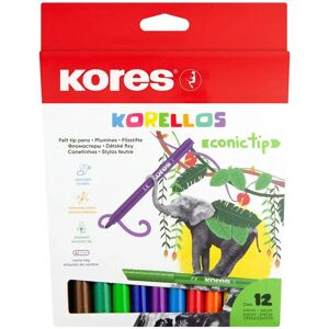 Modèle Kores FS29043 - Marqueurs de couleurs - 12 couleurs Modèle Kores FS29043 - Marqueurs de couleurs - 12 couleurs